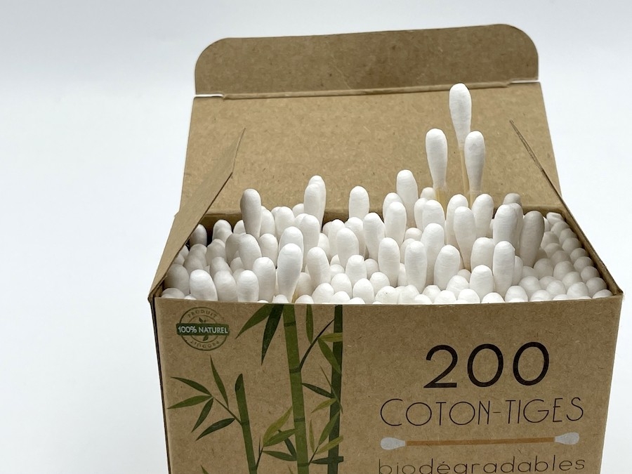 Boite 200 Bâtonnets coton-tiges papier